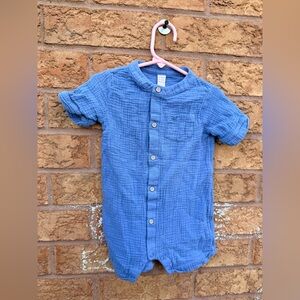 ▪️ 10/$24- Joe Fresh Muslin‎ Button Down Romper